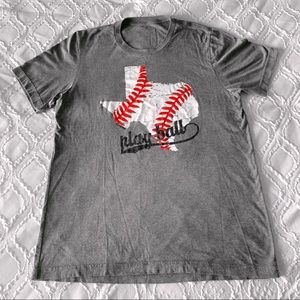 Texas “Play Ball” Baseball Tee